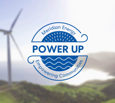 Power Up community fund logo