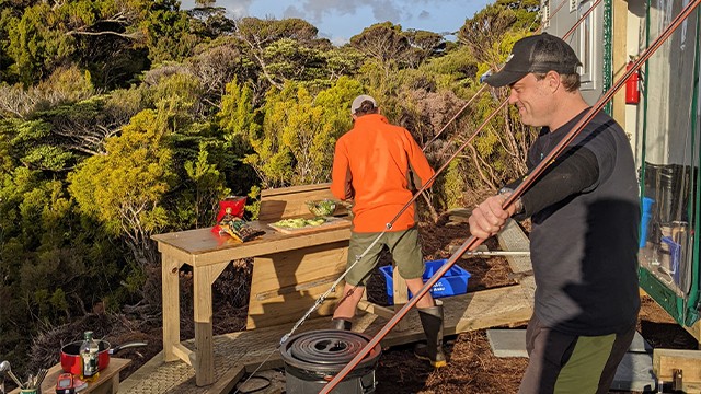 Meridian volunteers working